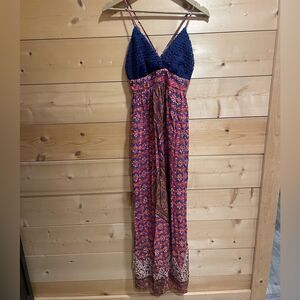 NWT Wonderly Boho Floral Maxi Dress XS